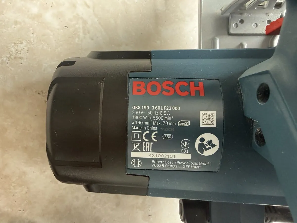 Bosch GKS 190 Professional – Detailansicht Sägeblatt